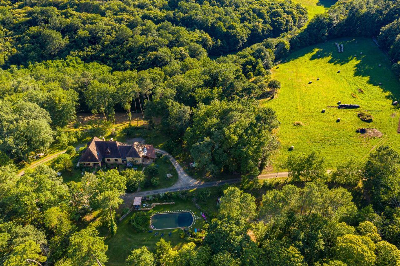 Maison De Charme, Piscine Naturelle Dordogne Perigord Prats-du-Périgord Exteriör bild