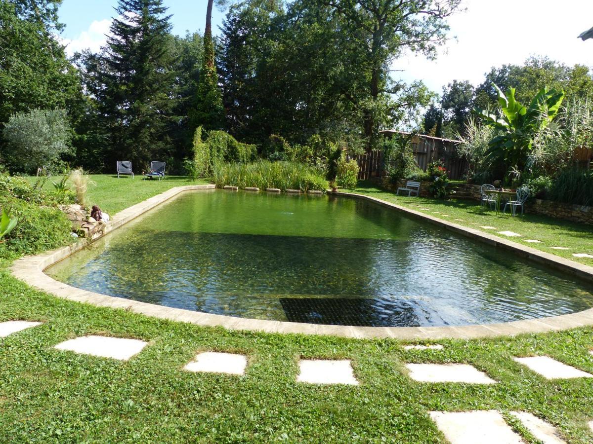 Maison De Charme, Piscine Naturelle Dordogne Perigord Prats-du-Périgord Exteriör bild