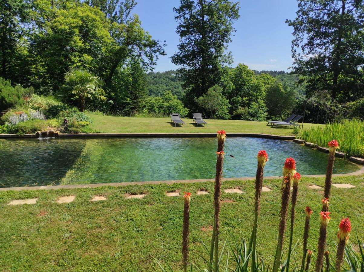 Maison De Charme, Piscine Naturelle Dordogne Perigord Prats-du-Périgord Exteriör bild