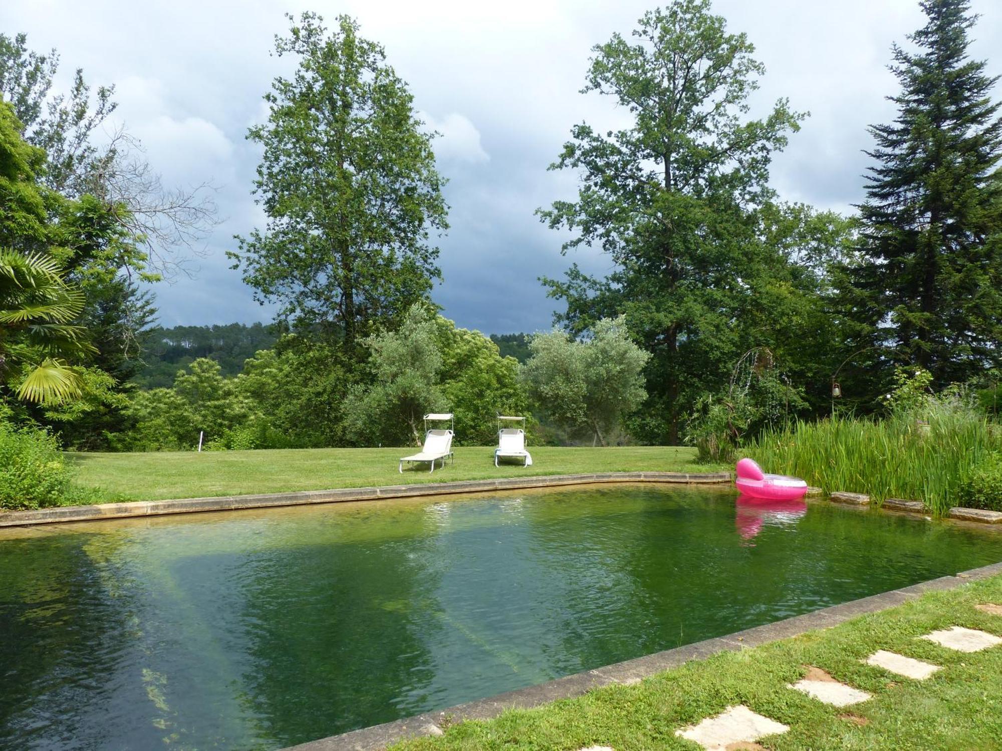 Maison De Charme, Piscine Naturelle Dordogne Perigord Prats-du-Périgord Exteriör bild